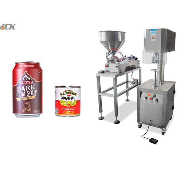 半自動(dòng)液體灌裝封罐機(jī)